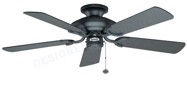 Fantasia Mayfair 42 inch matt black ceiling fan.