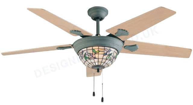 Fantasia Savannah 42 inch brushed green ceiling