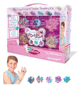 The Bead Shop Beaded Pom Pom Jewellery Kit