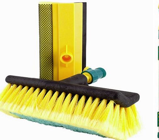 Heavy Duty Tri-Section Extending Wash Brush 3 Metre