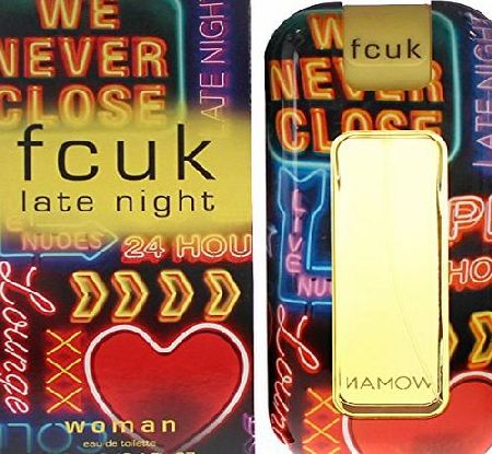 FCUK French Connection Uk Late Night Her Eau De Toilette Spray Women Fragrance 100ml