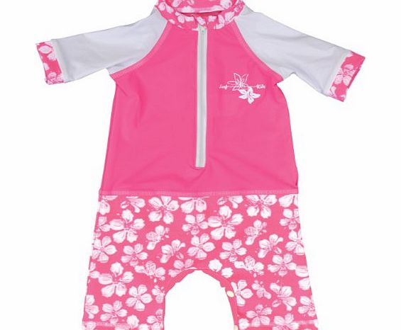 FEDJOA  - French Designer - One Piece UV Sunsuit Girl UPF 50  - HAWAI 12/18M 8-10 kg