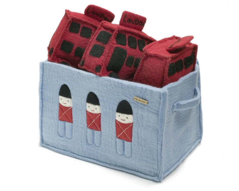 Felt Storage Basket Soldier