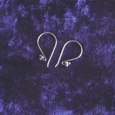 Bali Silver Earwires - 1 pair