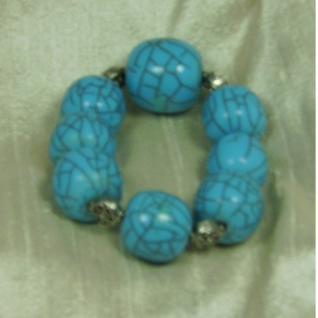 Blue Chunky Bracelet