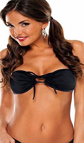 FemPool Women Naughty Pleated Strapless Bandeau Babydoll Stretchy Lingerie Nightwear