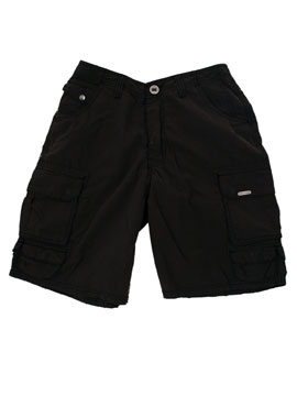 Black Visa Combat Shorts