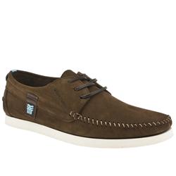 Male Fenchurch Fenbour Nubuck Upper in Brown, Grey