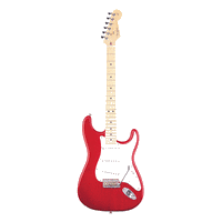 Highway 1 Strat MN- Crimson