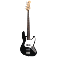 Standard Jazz Bass- RW- Black