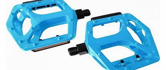 Feral Kids BMX Alloy Bike Pedal - Blue, 9/16 Inch