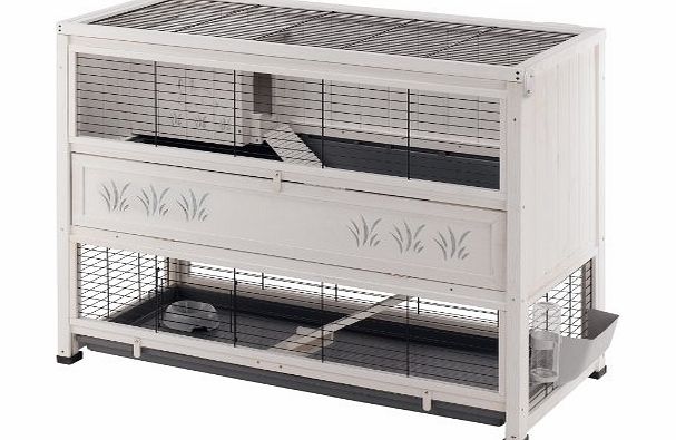 Ferplast Cottage Rabbit Hutch, Large, 129 x 68 x 103.5 cm