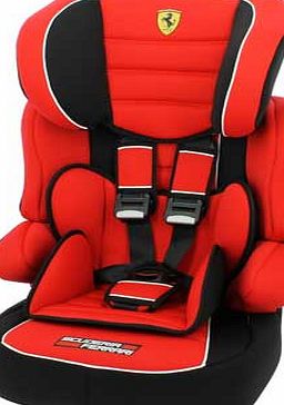 Ferrari Beline SP Corsa Group 1-2-3 Car Seat