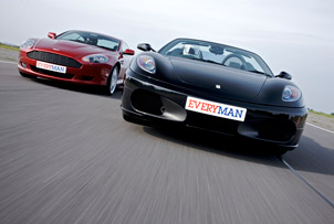 ferrari F430 vs Aston Martin DB9