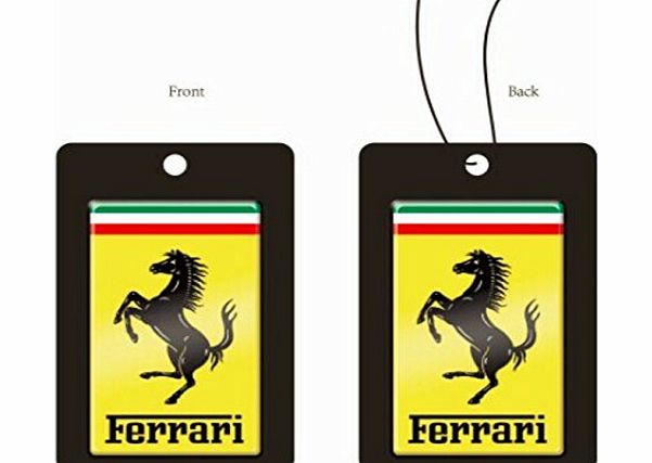 Ferrari  CAR LOGO Air Freshener Double sided Size 61x93mm