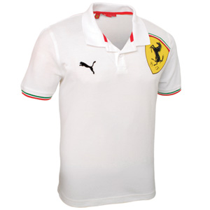 Puma graphic polo - White