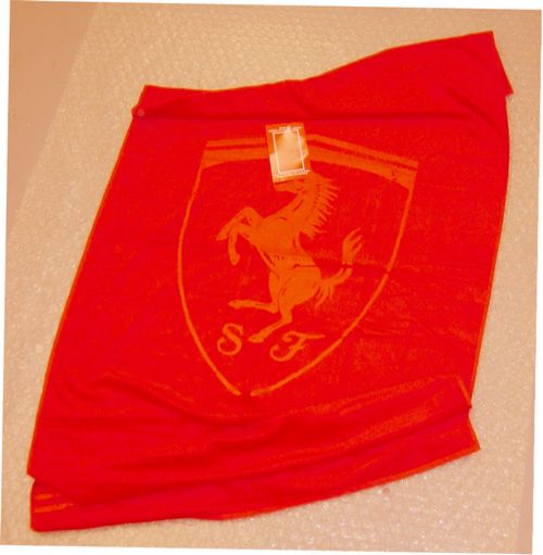 Red Scudetto Beach Towel