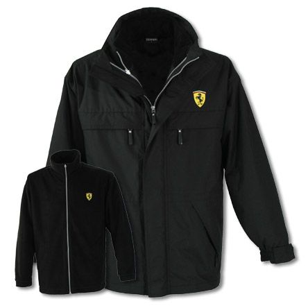 scudetto 3 in 1 jacket black