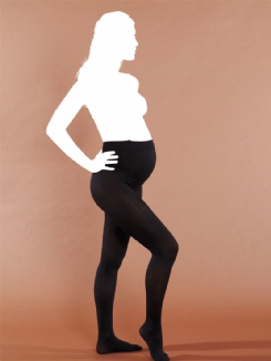 Fertile Mind Black Maternity Tights