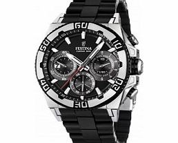 Festina Mens All Black 2013 Chrono Bike Watch