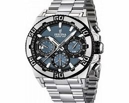 Festina Mens Blue and Silver 2013 Chrono Bike