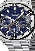 Festina Mens Chrono Bike 2013 Light Blue and