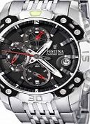 Festina Mens Chrono Bike Black Steel Watch