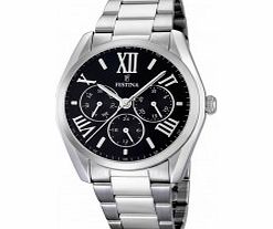 Festina Silver Steel Bracelet Multifunction Watch