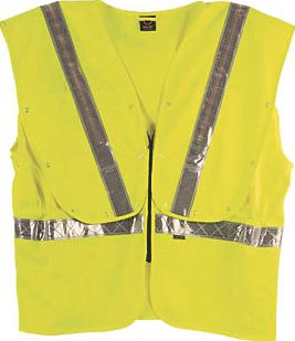 Fhoss, 1228[^]9940G Illuminated Hi-Vis Vest Yellow Large / X