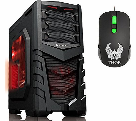 Fierce PC ULTRA FAST 4.2GHz Quad Core AMD Desktop Gaming Office Home Family PC Computer (8GB RAM, 1TB Hard Drive, AMD Radeon HD 8570D Integrated Graphics) - 193766