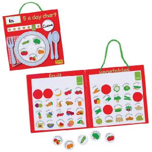 Fiesta Crafts 5 A Day Magnetic Reward Chart