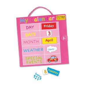 Fiesta Crafts Magnetic My Calendar Pink