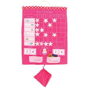 Star Chart Wall Hanging Pink