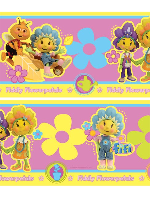 Fifi and the Flowertots 7 Wallpaper Border Self Adhesive