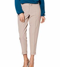 Beige 7/8 length trousers