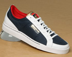 Fila Vintage Court Navy/White Mesh Trainers