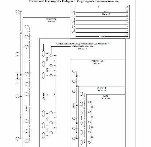 Filofax Pocket Inserts, Name and Telephone Number