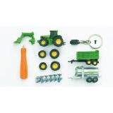 Bruder John Deere 6920 key ring with frontloader,