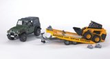 findathing247 Bruder Toy JEEP Wrangler CAT Skid Steer Loader