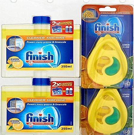 Finish Dishwasher Freshener and Cleaner Multipack