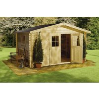 3.8m x 2.9m 101 Log Cabin