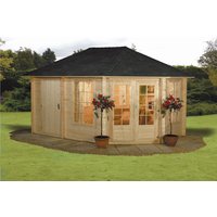 Peili Log Cabin With Left Hand Doors 2.9m x 4.3m