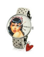 Fiorucci Pin Up - Rear Window Polkadot Strap Watch