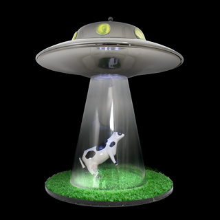 Alien Abduction Lamp