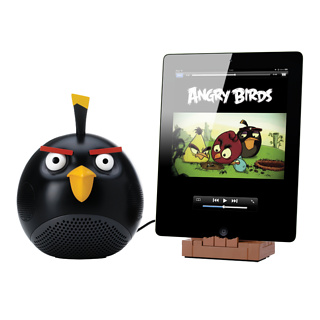 Angry Birds Speaker and Stand (Black Bird)