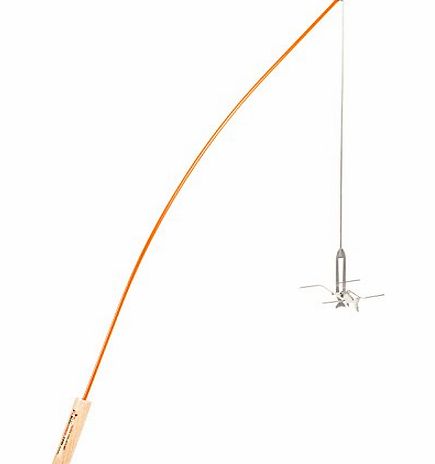 Firebuggz Steel Fire Roasting BBQ Fishing Pole (Orange)