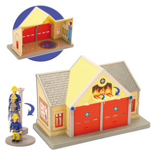 fireman sam Fire Station Playset and Figure