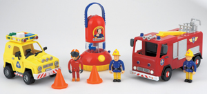 Fireman Sam Friction Jupiter, Rescue Vehicle and