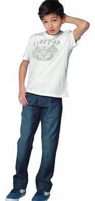 Boys White T-Shirt - 12-13 Years