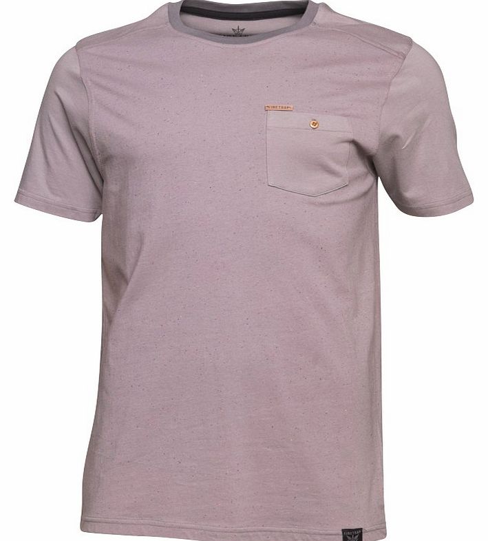 Mens Saul T-Shirt Charcoal Marl